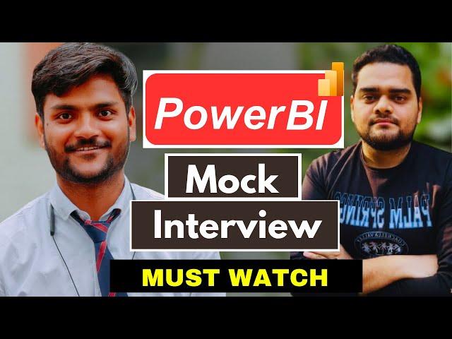 Live Interview of a Fresher | Power BI | Answered 95% Questions 