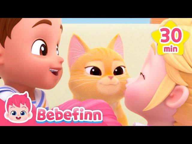 The Ginger Cat Boo and Bebefinn Family Songs | +more compilation | Nursery Rhymes for Kids