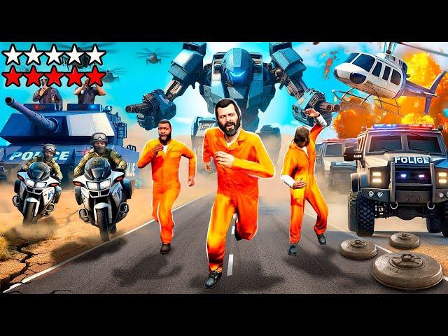What HAPPENS If You GET 10 STARS WANTED LEVEL in GTA 5?