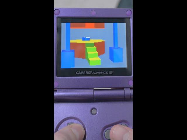 Coding 3D on Game Boy Advance #Shorts