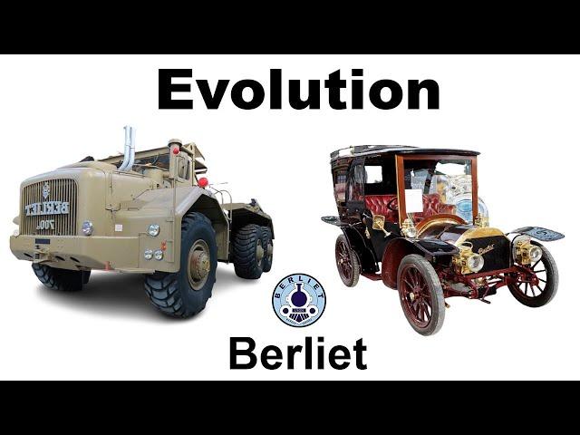 Evolution of Berliet cars - Models by year of manufacture