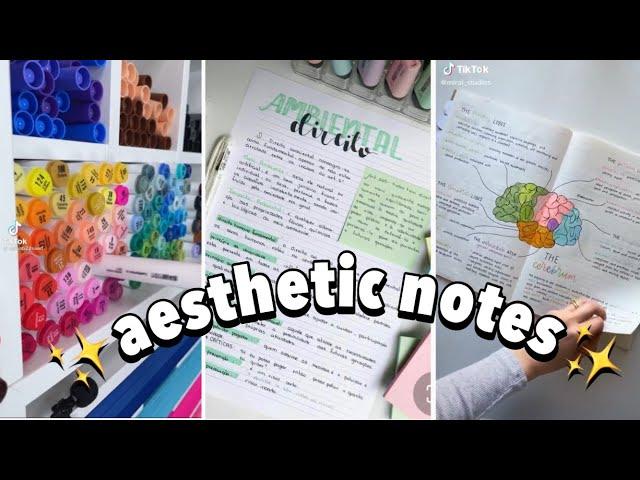 Aesthetic, pretty notes | Tiktok compilation