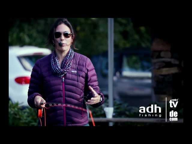 adh-fishing TV - April Vokey with her fly casting demo on our fly fishing show