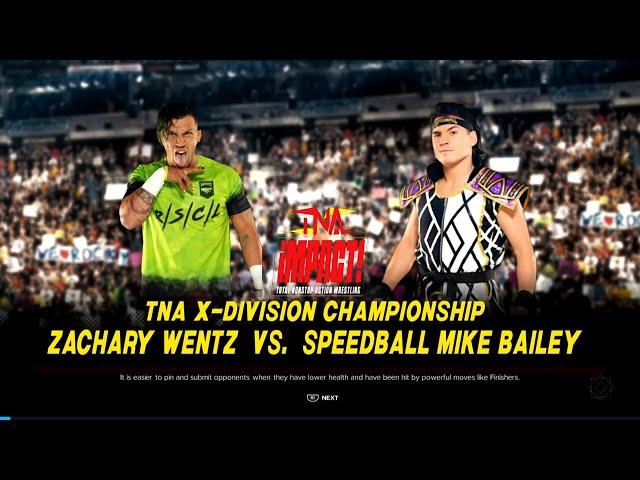 TNA Victory Road 2024 Zachary Wentz vs Mike Bailey for the TNA X Division Championship