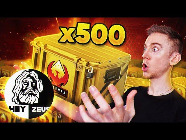 Phoenix Case Opening x500!! (4 Golds?!?!)