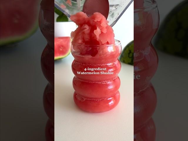 Refreshing Dessert Idea for Summer️ #easyrecipes #slushie #quickrecipe
