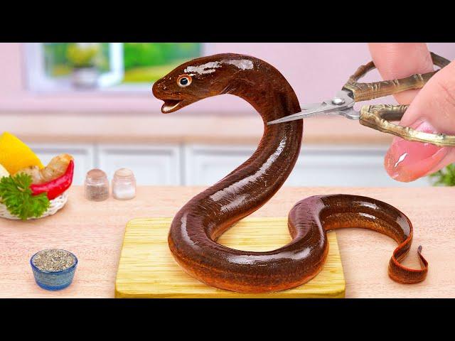 Best Seafood Japan Recipe  How To Cook Crispy Miniature Cheetos Fry Eel Fish  Tina Mini Cooking