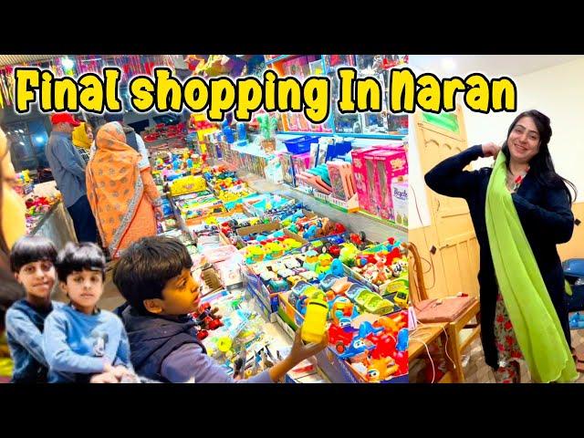 Final Day Shopping In Naran last Night Routine In Naran Mintoo Family vlogs