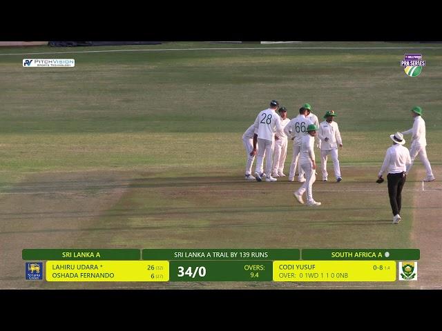 Live Cricket | South Africa A vs Sri Lanka A | 1st Unofficial Test | Day 3