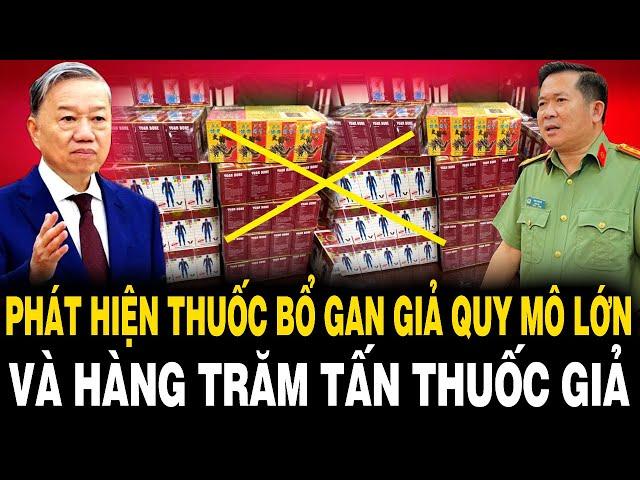 RÙNG MÌNH Phát HiệnThuốc Bổ Gan Giả QUY MÔ LỚN Và Hàng Trăm Tấn Thuốc Giả Tuồn Ra Thị Trường