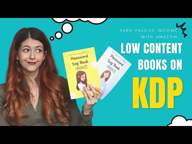 How To Publish Low Content Books on Amazon KDP and Earn Passive Income Without A Website