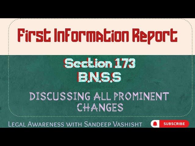 FIR/E-FIR/Section 173 BNSS/How to lodge First Information Report