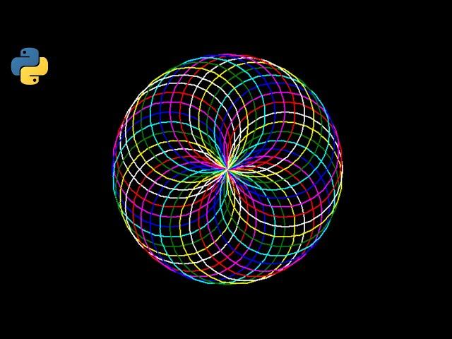 Python Turtle - Circle Spirograph Tutorial