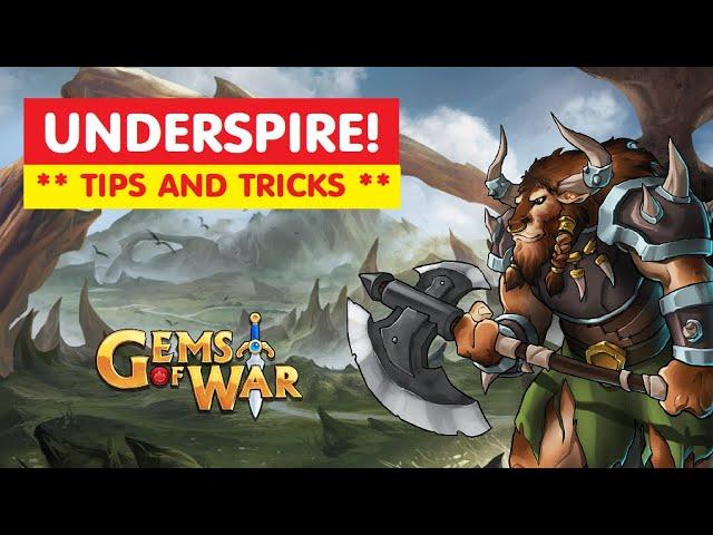 Gems of War UNDERSPIRE Tips Tricks and How To COMBINE Trinkets!