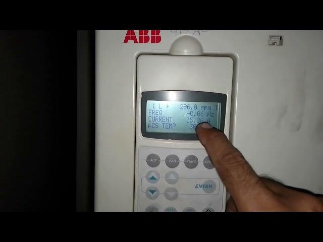 ABB ACS 800 VFD on local mode how to run motor on local at ABB ACS 800 VFD