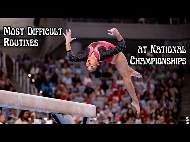 Most Difficult Routines Performed at 2024 US Gymnastics National Championships