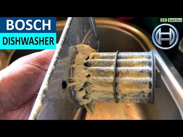 How to clean Filter in Bosch Dishwasher for Maximum Efficiency - Bosch Dishwasher not draining Water