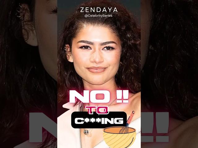 When Zendaya Says 'No' to Cooking!  #zendaya