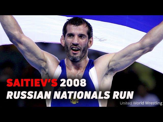 Buvaisar Saitiev 2008 Russian Nationals Run