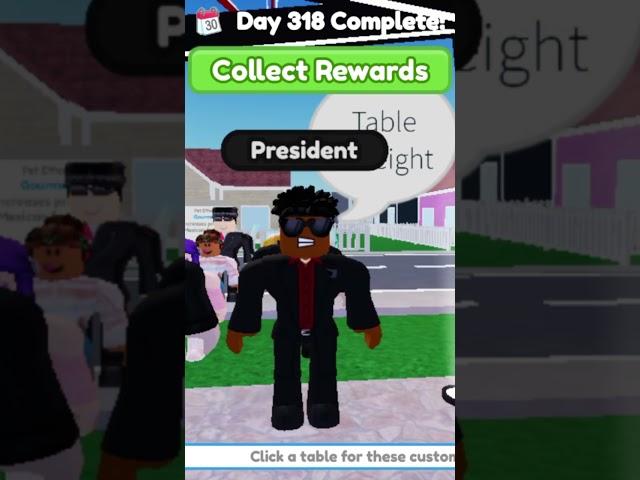 omg a president is at my restaurant in restaurant tycoon 2 and it's a super rare