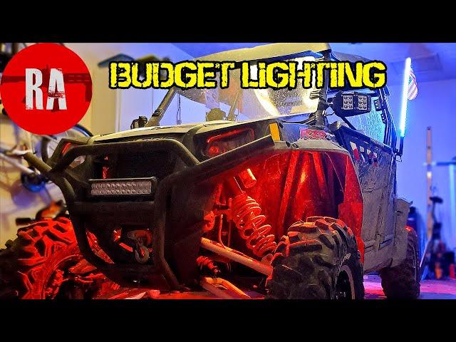 Budget RZR lighting and simple wiring guide! [Under $300 total!]