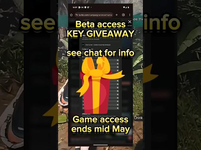 Have some Beta access Keys for Once Human. See description for instructions or checkout my TikTok