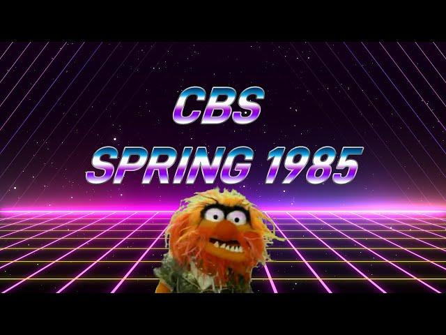 CBS Saturday Cartoon Line up with bumpers and commercials | 1985