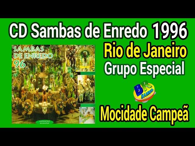 CD Samba Enredo 1996 Rio de Janeiro Grupo Especial