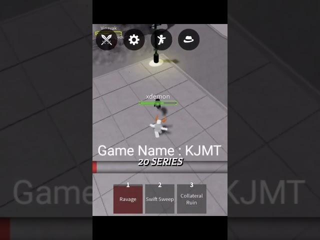 Use KJ Free !  | KJMT #roblox #tsb #gaming #thestrongestbattleground #thestongestbattlegrounds