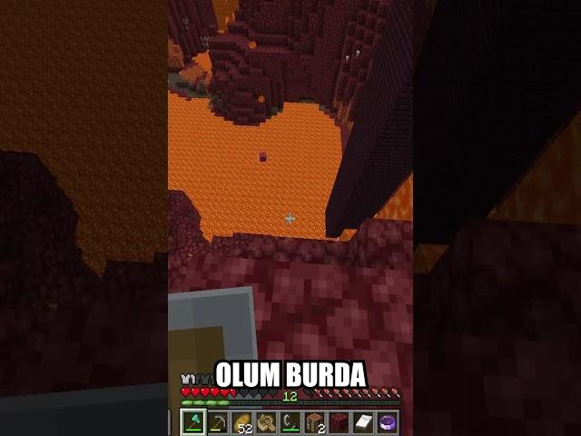 #minecraft manhuntta arkadaşım lava atlıyor...