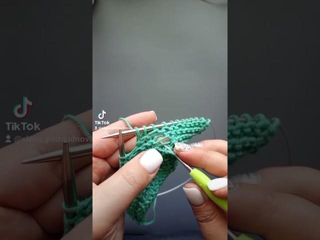 САМЫЙ КРУТОЙ ЛАЙФХАК #вязаниеспицами #tutorial #handmade
