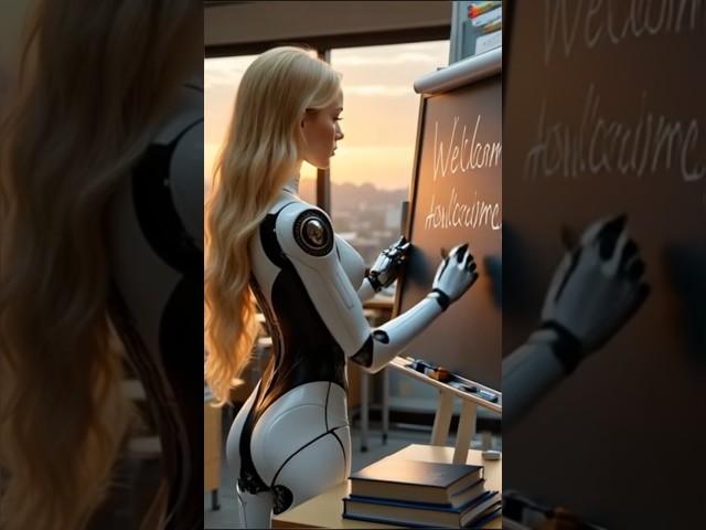 Humanoid Robot Teacher Shares Lessons Beyond Code | Heartfelt Sci-Fi Story #robot #robots