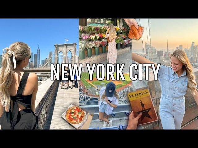 NEW YORK CITY TRAVEL VLOG! the best NYC itinerary!