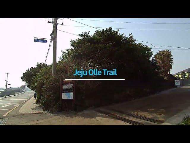 Jeju Olle Trail Route 1: Siheung -- Gwangchigi Olle