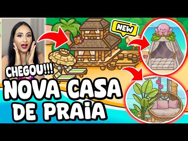 CHEGOU!!! NOVA CASA DE PRAIA NO PAZU AVATAR WORLD NOVA ATUALIZAÇÃO HOUSE MAKER