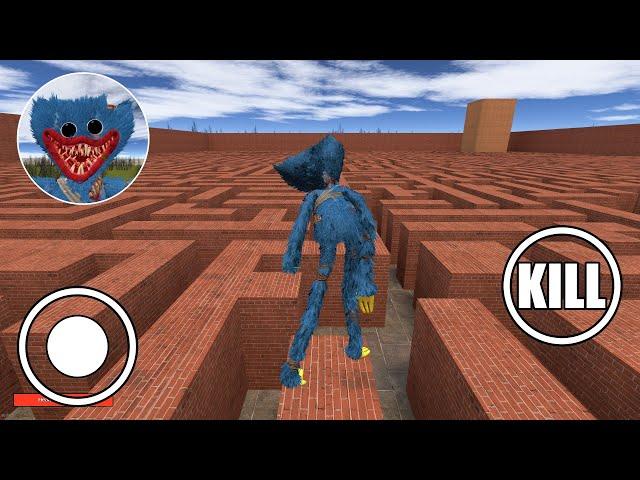 I BECAME NEW HUGGY WUGGY POPPY PLAYTIME CHAPTER 4 IN THE MAZE!? (Garry's Mod)
