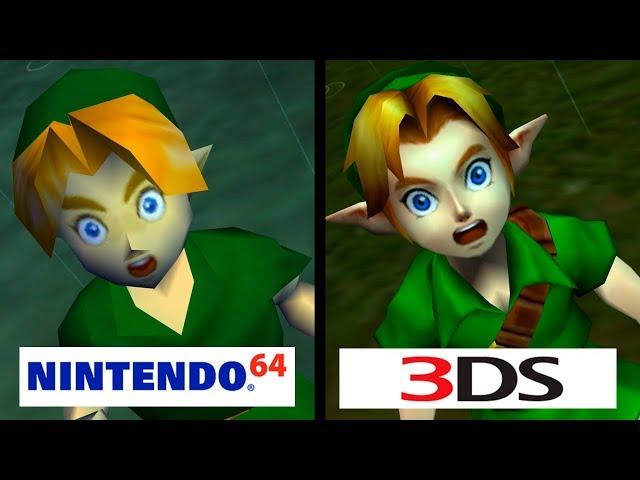 Zelda: Ocarina of Time | Nintendo 64 vs Nintendo 3DS | 4K Graphics Comparison