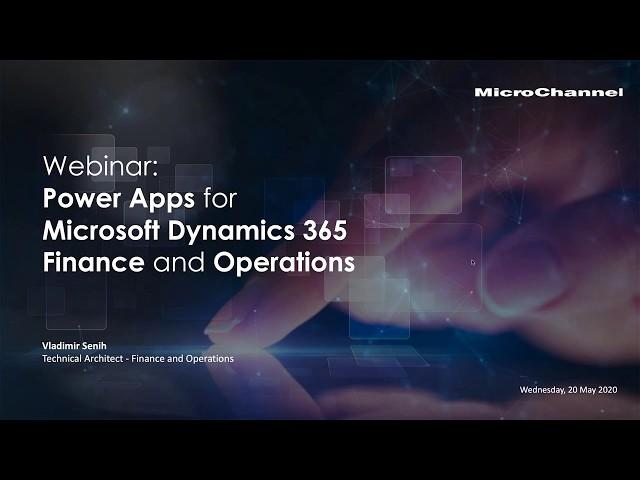 Microsoft Power Apps for Dynamics 365 Finance & Operations (AX)