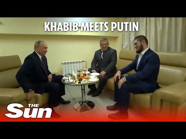 Khabib meets Putin after McGregor victory