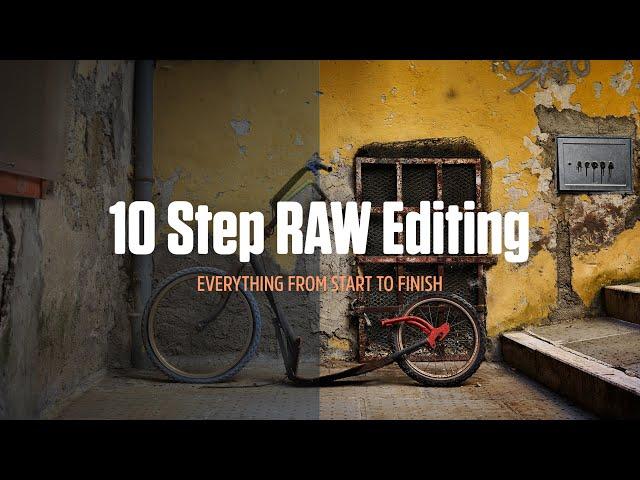 10 Step RAW Editing / One Image from Start to Finish / Capture One