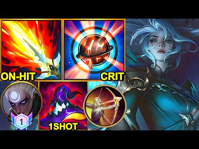 Wild Rift China Top1 Diana Jungle - First Strike ONE SHOT DIANA BUILD RUNES - Winterblessed Diana