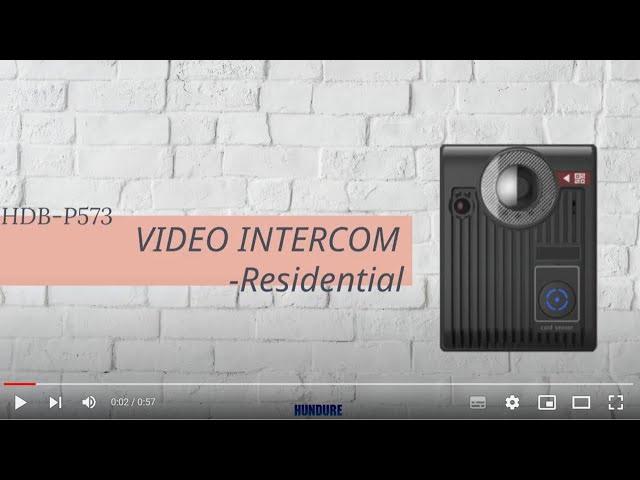 Hundure HDB P573 Video Intercom Doorbell @ Home