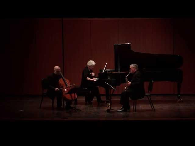 Sharafyan: Trio for Saxophone, cello, and piano | Forger, Bagratuni, Moriarty