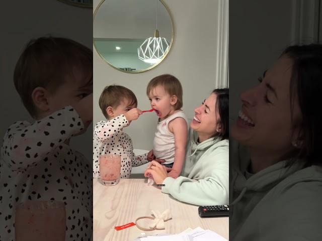 Stevie using her manners