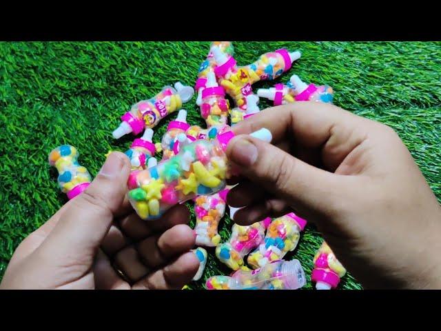 Mini milk bottle candies opening l #shorts l CHOCO TV