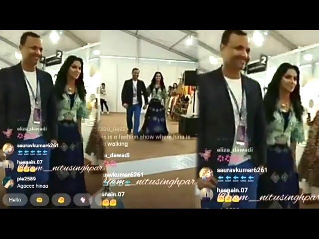 Hina Khan First Time Ramp Walk Don't Miss Video