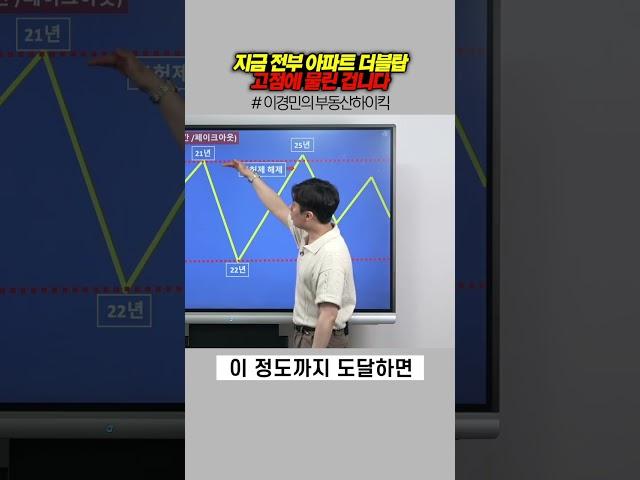 지금 전부 아파트 더블탑 고점에 물린 겁니다 | 이경민의 부동산하이킥