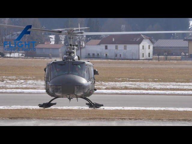 Hear the Roar of the UH-1 Iroquois "Huey" Helicopter as It Takes Off