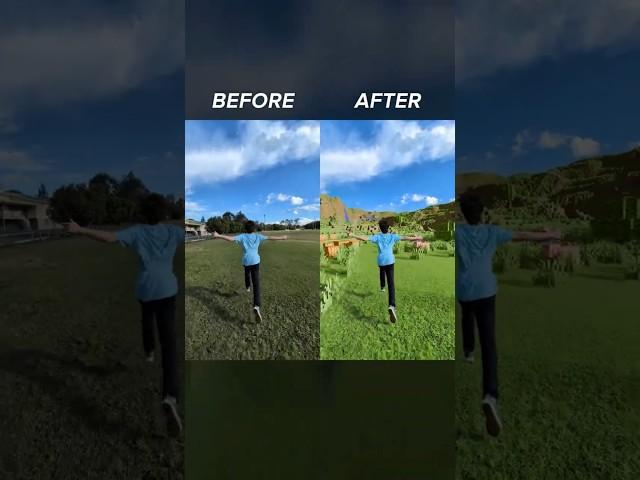 Day in the life in Minecraft - BEFORE & AFTER