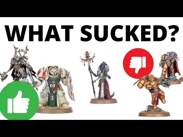 Ranking Every Warhammer 40K Model Release in 2024 from Worst to Best